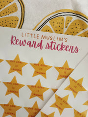 Little Muslim Reward Stickers