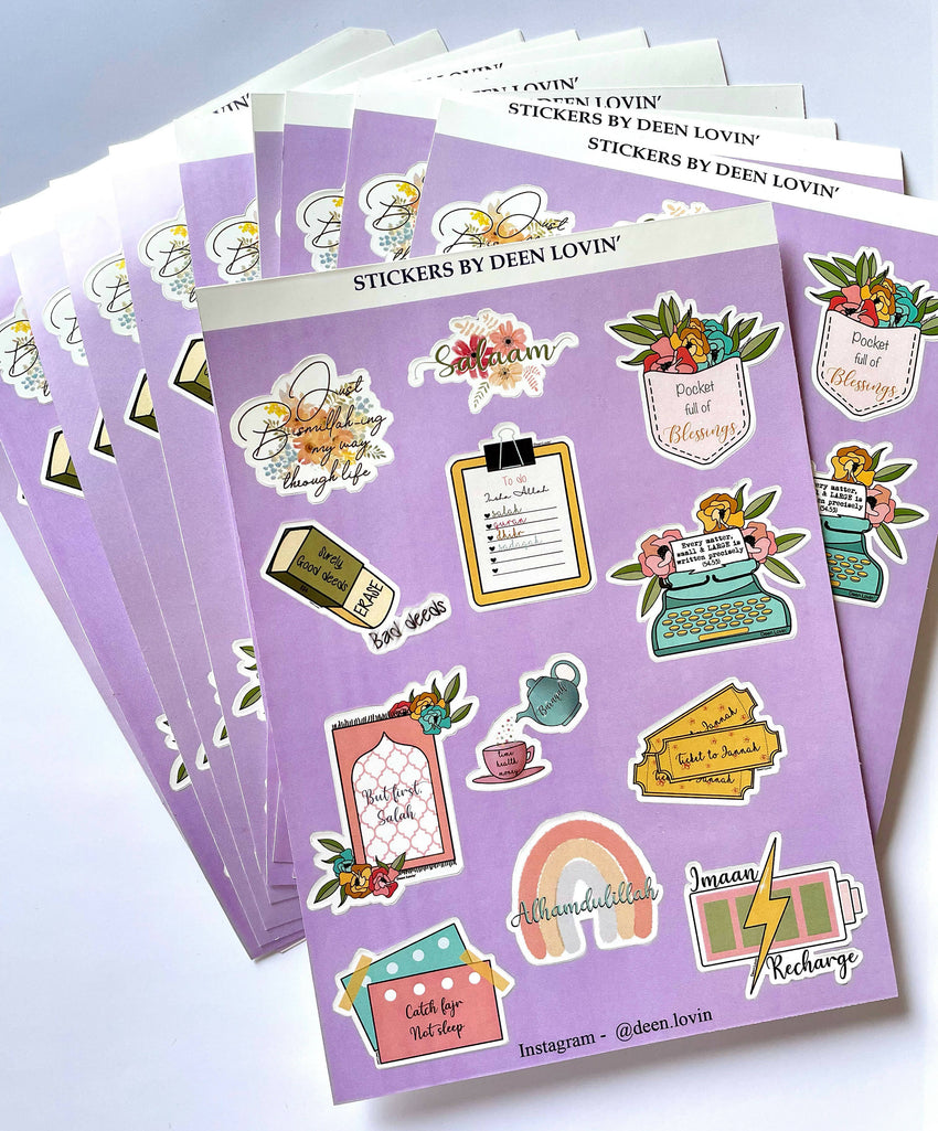 Islamic Sticker Collection ( Set of 3 products )