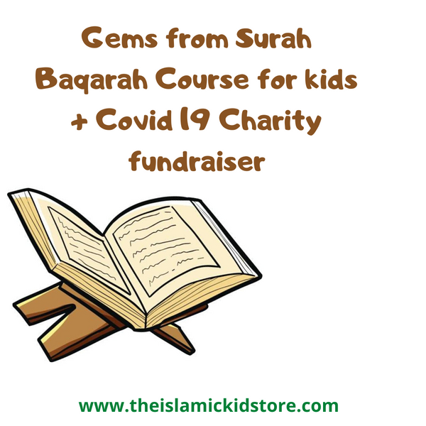 FREE Gems from Surah Baqarah Course for kids ( Ages 7-14 yrs)+ Charity Fundraiser ( DOWNLOAD LINK BELOW) - The Islamic Kid Store