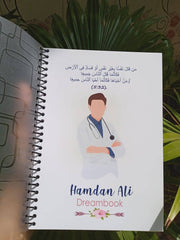 Male Doctor Customized Notebook