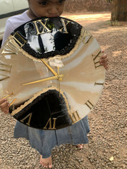 Resin wall clock.