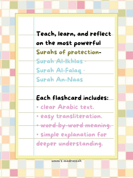 3 Quls surahs Flashcards