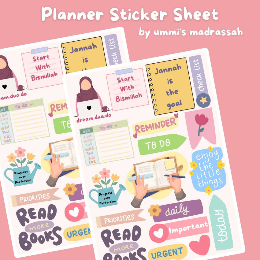 Planner sticker sheet