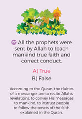 Quran quiz cards