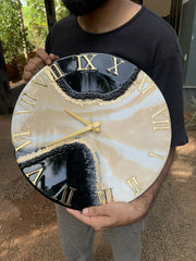 Resin wall clock.