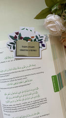 Magnetic bookmark with Islamic / Quran verses