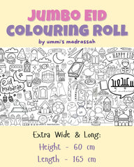 Jumbo Eid eid colouring roll