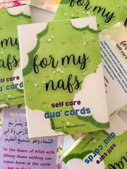 For my nafs -self care dua cards