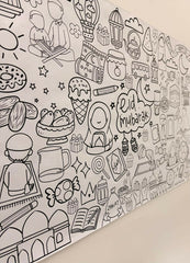 Jumbo Eid eid colouring roll