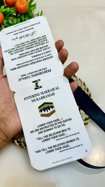Umrah Dua Card - Sunnah Based.
