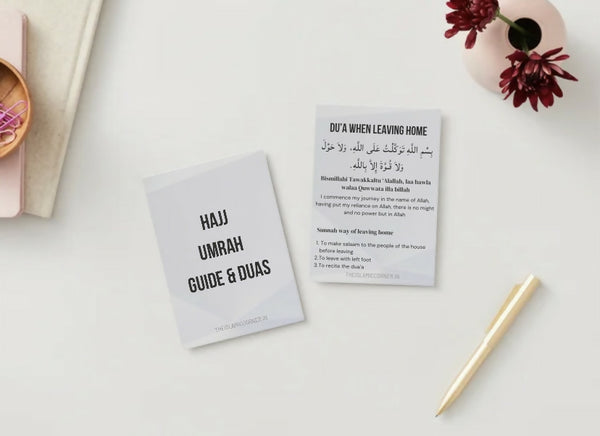 Hajj  guide and  Dua cards