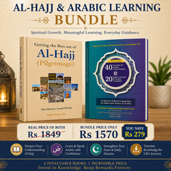 Hajj Learning Bundle - Get the best out of Hajj+Arabic speaking course book for hajj