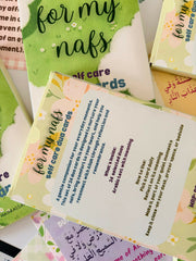 For my nafs -self care dua cards