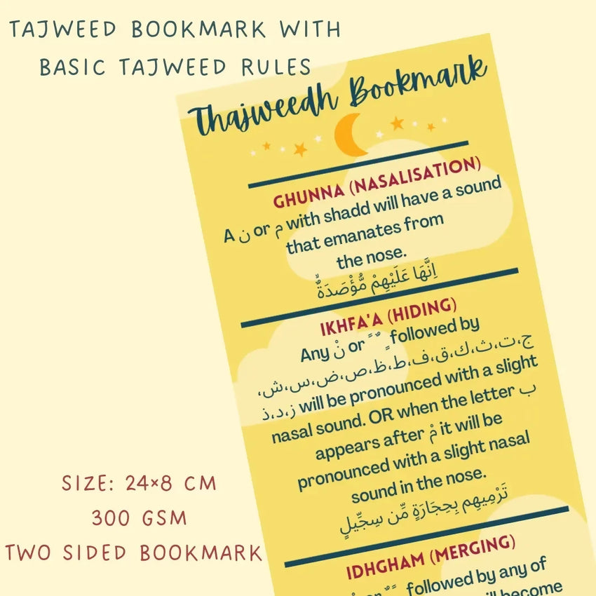 Tajweed bookmark
