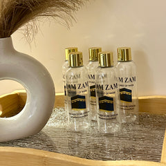 Zam Zam Bottle with Golden Lid - 100ml Pack of 25