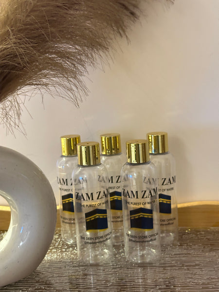 Zam Zam Bottle with Golden Lid - 100ml Pack of 25