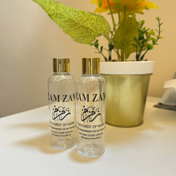 Zamzam Bottle with Golden Lid - 100ml Pack of 10 (Copy)