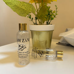 Zamzam Bottle with Golden Lid - 100ml Pack of 10