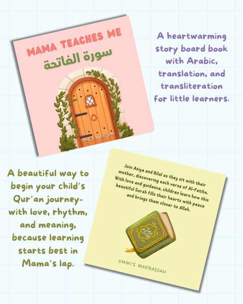 Mama teaches me surah al fatiha
