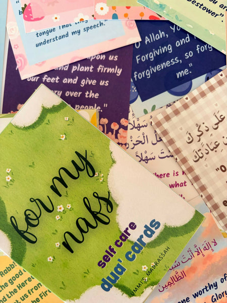For my nafs -self care dua cards