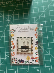 Kaabah enamel pins for exhibition - The Islamic Kid Store