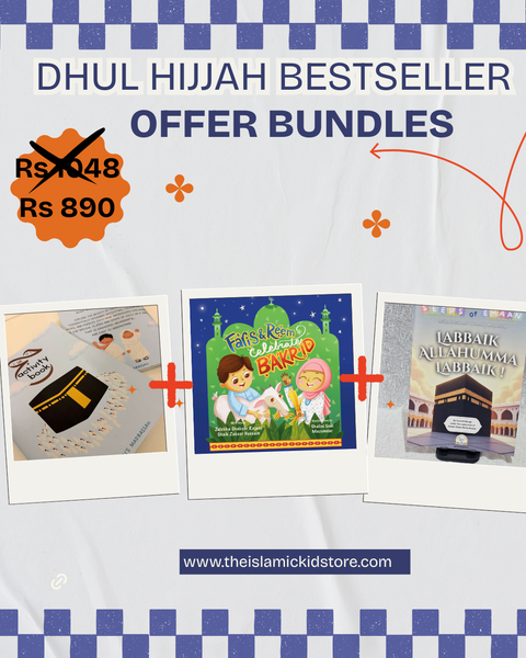 HAjj Activity Book +Faris and Reem celebrate BAkri Eid + Hajj magazine