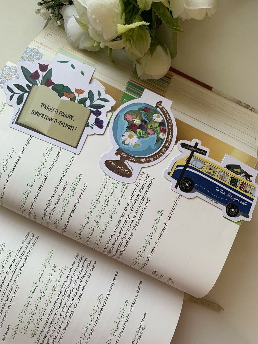Cute Islamic Magnetic bookmarks (Pack of three)