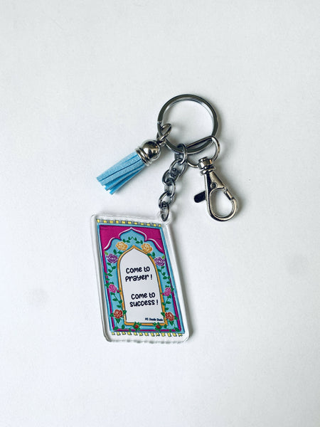 prayer mat acrylic keychain| islamic keyring for muslims.