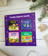 Titles of Ramadan and Eid gift Box include Ramadan Mubarak, Ramadan and Eid book, Quran stories for toddlers, The story of Maryam board books 