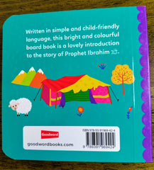 Prophet Ibrahim board book Educational and engaging content for young readers exploring Islamic heritage.