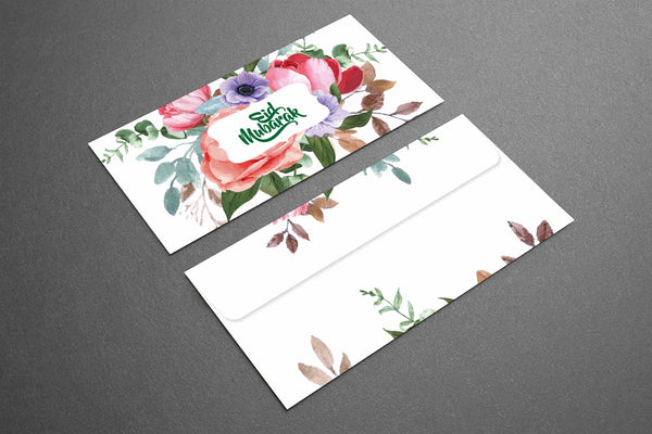 Eid Mubarak envelopes - premium 23 gsm paper with beautiful designs