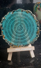 Resin table frames