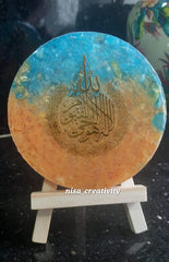 Resin table frames
