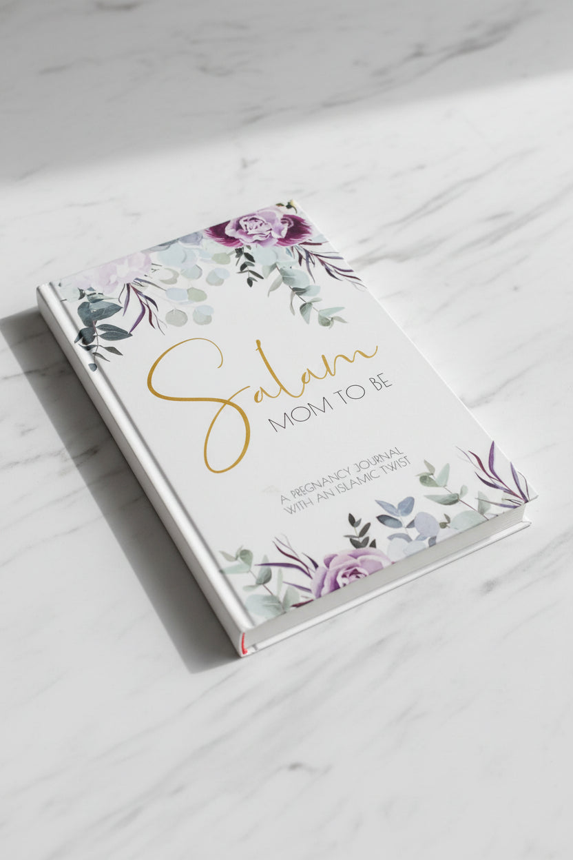 Salam Mom To Be – Islamic Pregnancy Journal | Weekly Tracker with Duas, Milestones & Reflections
