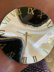 Resin wall clock.