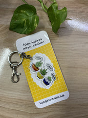 Count your blessings yellow keychain for exhibition - The Islamic Kid Store