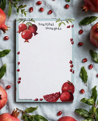 Cute Tearable Notepad – Fruitful Thoughts Pomegranate | Islamic Stationery