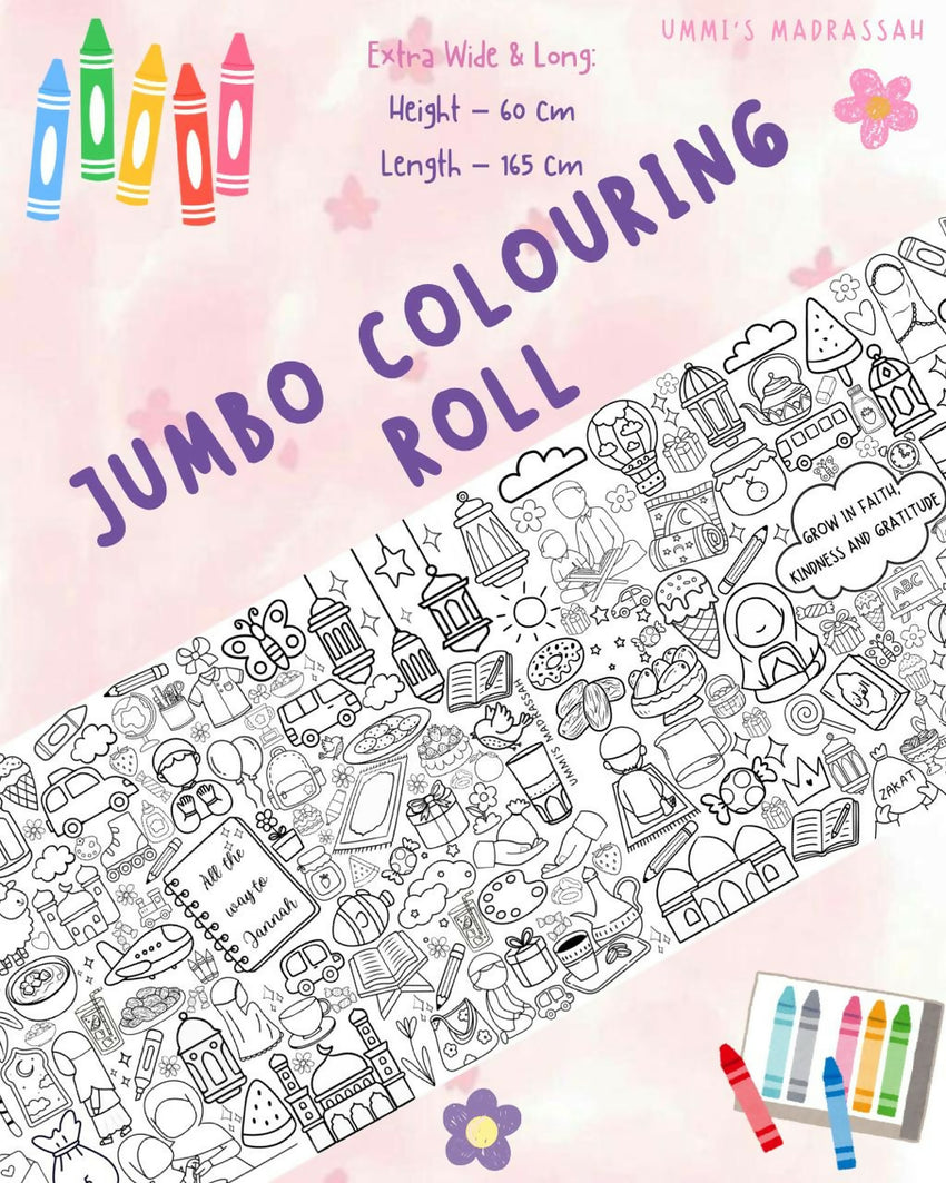 Jumbo colouring roll