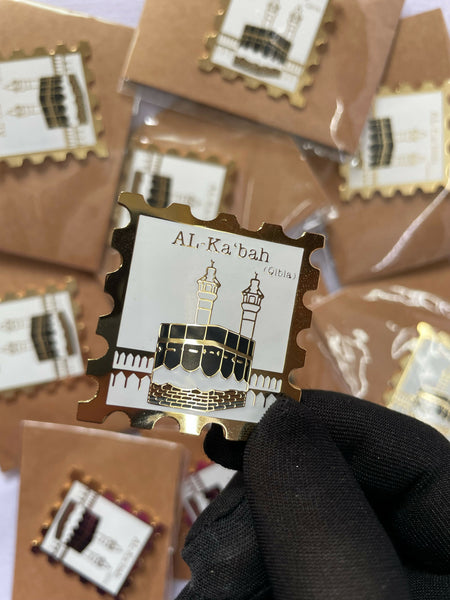 Kaabah Enamel (brass) pin.