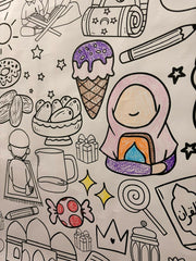Jumbo Eid eid colouring roll