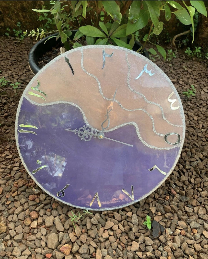 Resin wall clock.