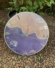 Resin wall clock.