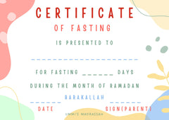 Achievement certificates for kids