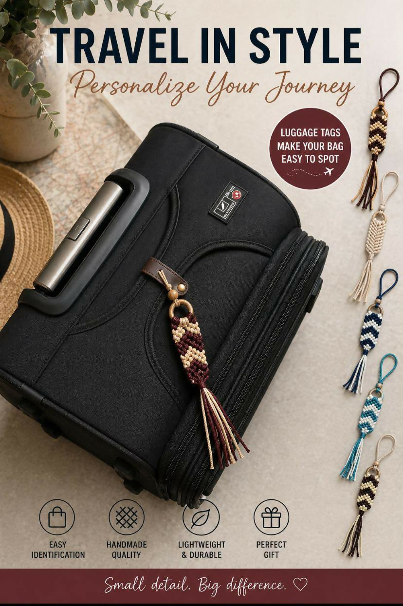 Crochet Luggage Tags