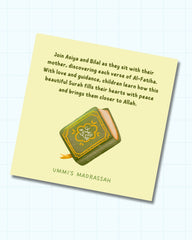 Mama teaches me surah al fatiha