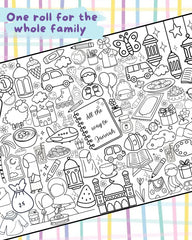 Jumbo colouring roll