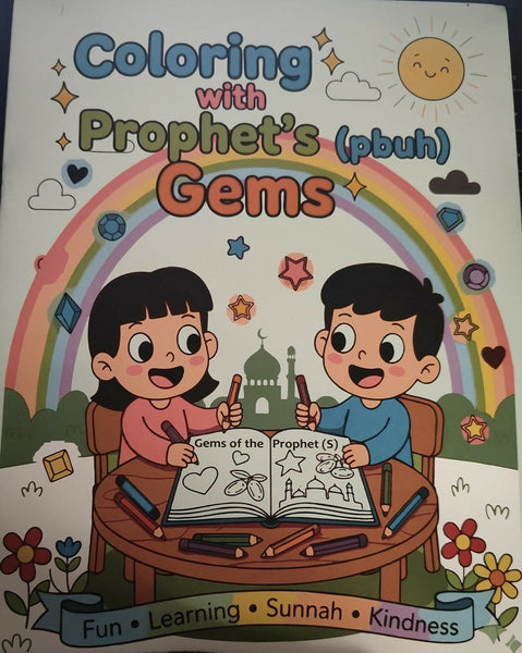 Coloring with the Prophet's (PBUH)Gems