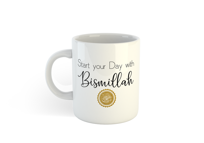 Islamic Mug- Start your Day with Bismillah