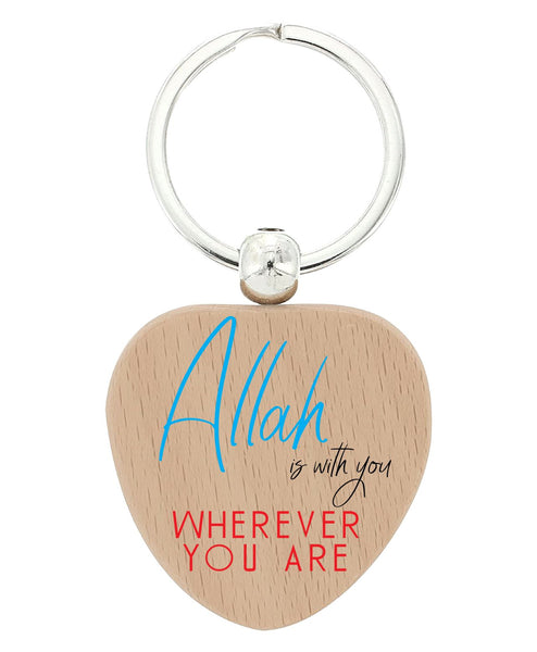 Islamic  Heart keychains Design 1