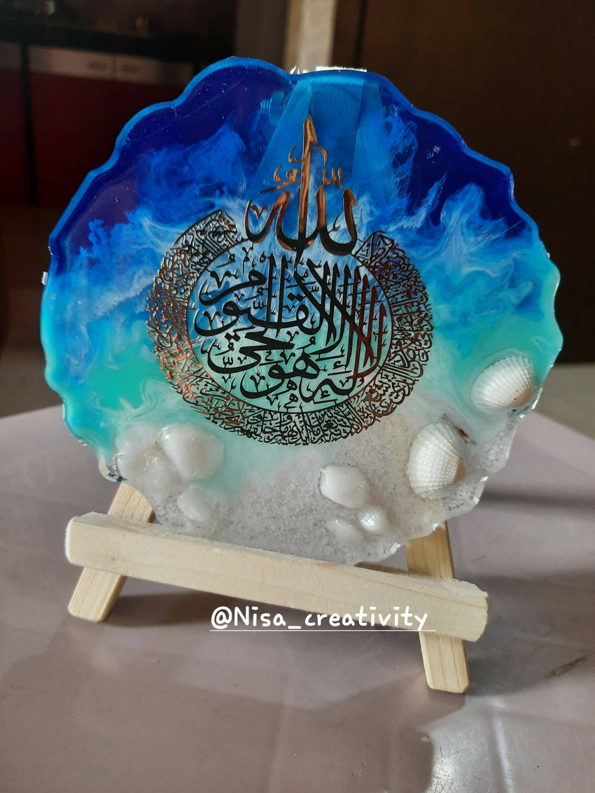 Resin table frames